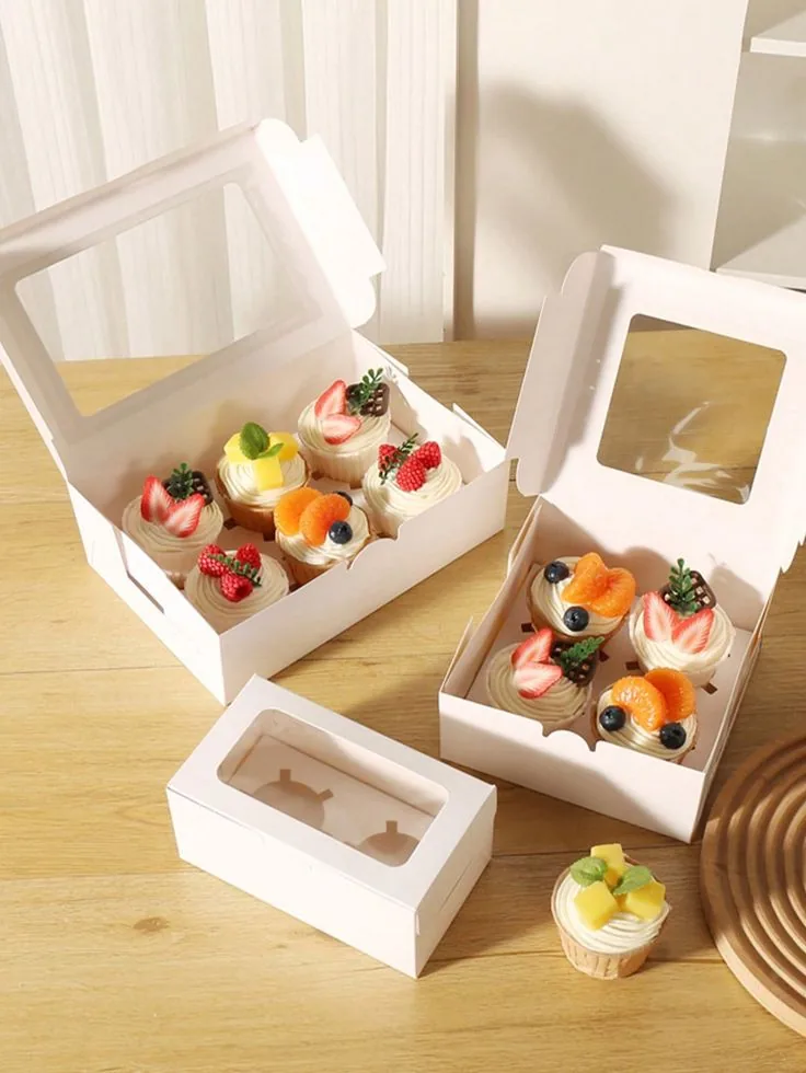 Custom Cupcake Packaging Boxes with Inserts